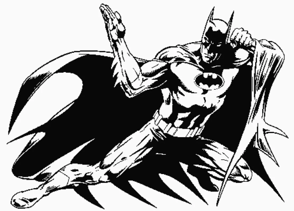 Batman coloring page for kids