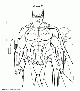 Coloring page batman to download for free