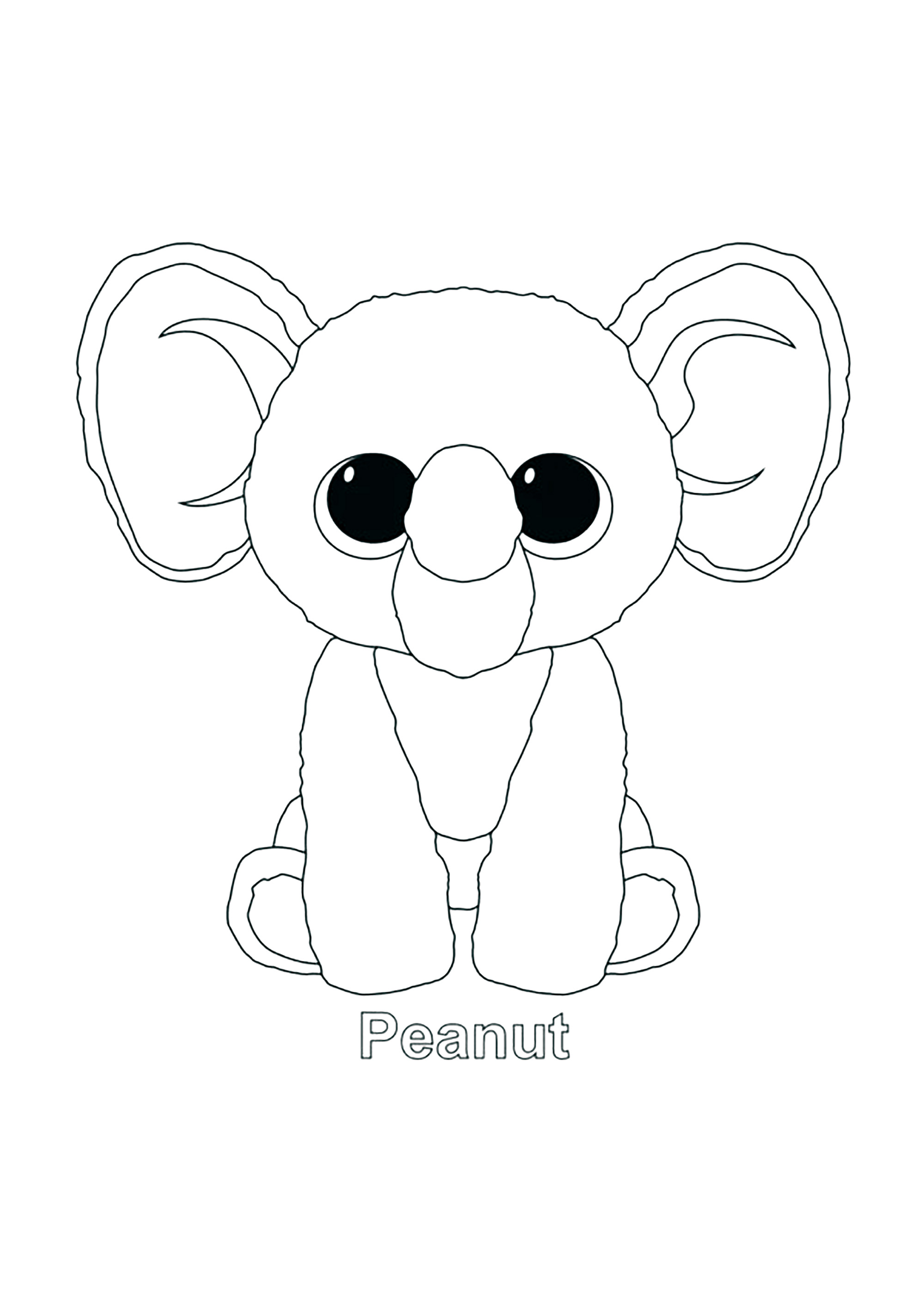 Little elephant Beanie Boo