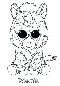 Wishful (Licorn) (Beanie Boo Coloring Page)