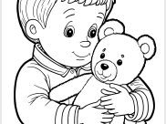 Printable Bears coloring sheets for Kids