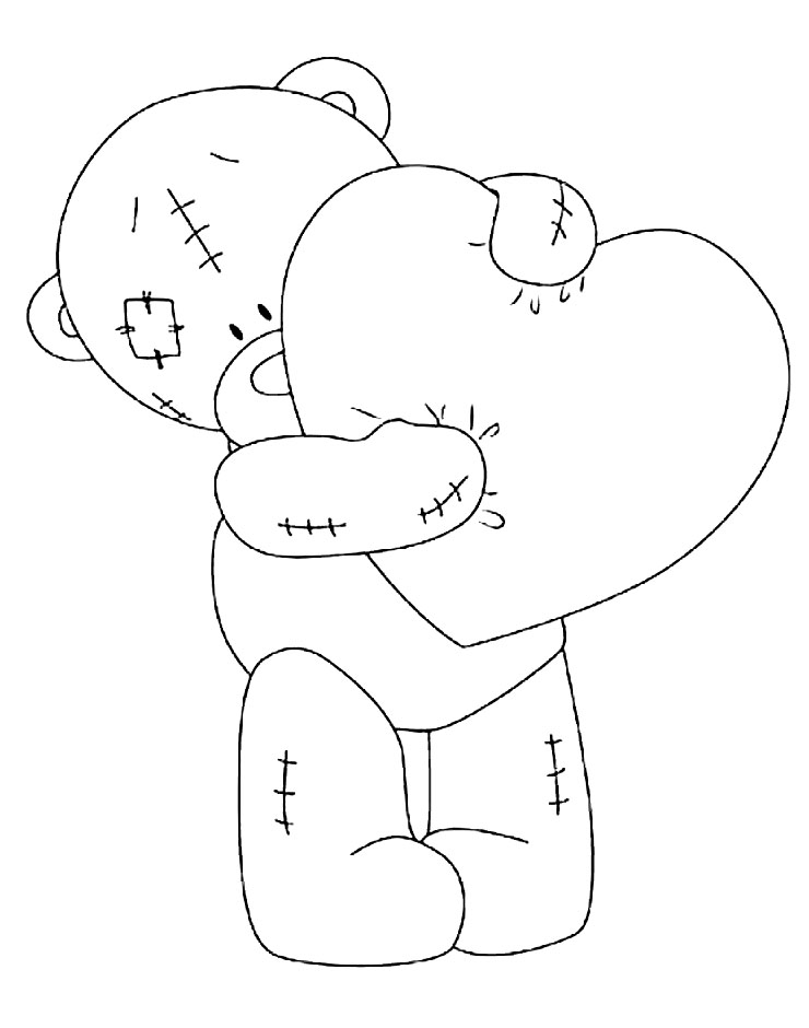 4400 Coloring Pages Of Teddy Bear To Print  Latest Free