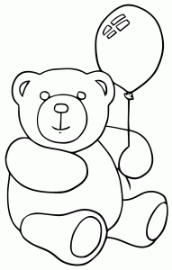 Coloring page bears for kids