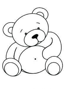 Coloriage ours à imprimer gratuitement