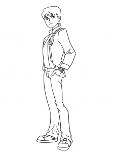 Coloring page ben 10 to print for free