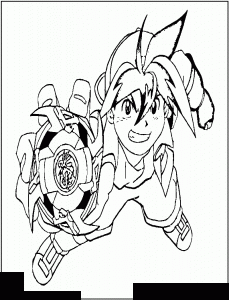 Coloring page beyblade to download