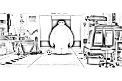 Printable Big Hero 6 coloring sheets for Kids