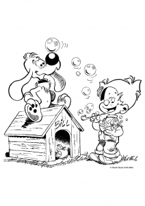 Billy And Buddy : Boulle and Bill coloring page to download