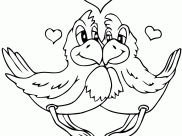 Printable Birds coloring sheets for Kids