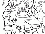 Birthdays Coloring Pages for Kids