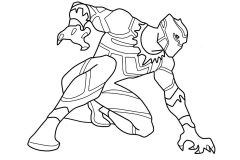 Printable Black Panther coloring sheets for Kids