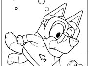 Bluey Coloring Pages for Kids
