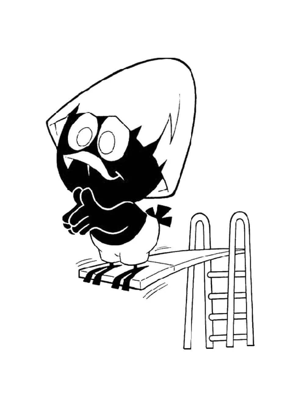 Calimero picture to print and color