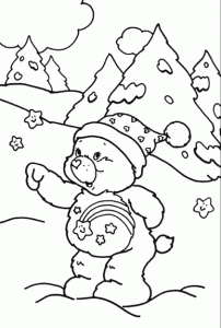 Coloring page care bears to download for free