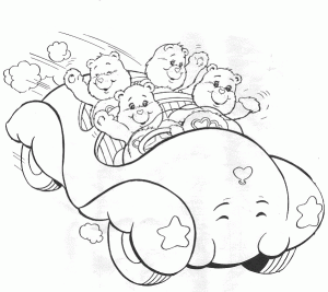 Care Bears image to download and color