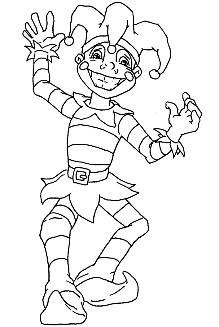 Free Carnival coloring page to download