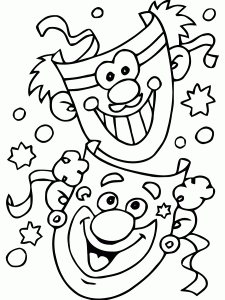 Coloring page carnival to download for free