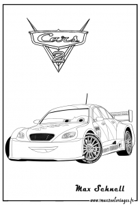 Coloring page cars 2 free to color for children