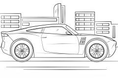 Printable Cars 3 coloring sheets for Kids