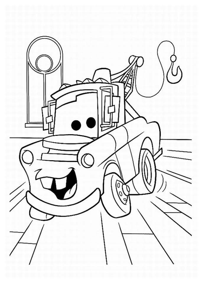 Cars picture to print and color