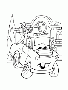 Coloring page cars for kids