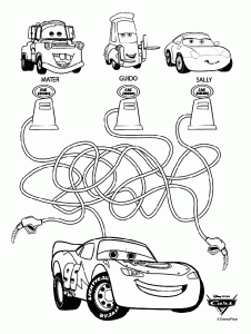 disney coloring pages for boys cars