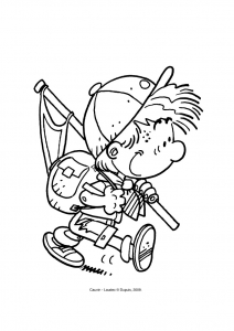 Coloring page cedric for kids