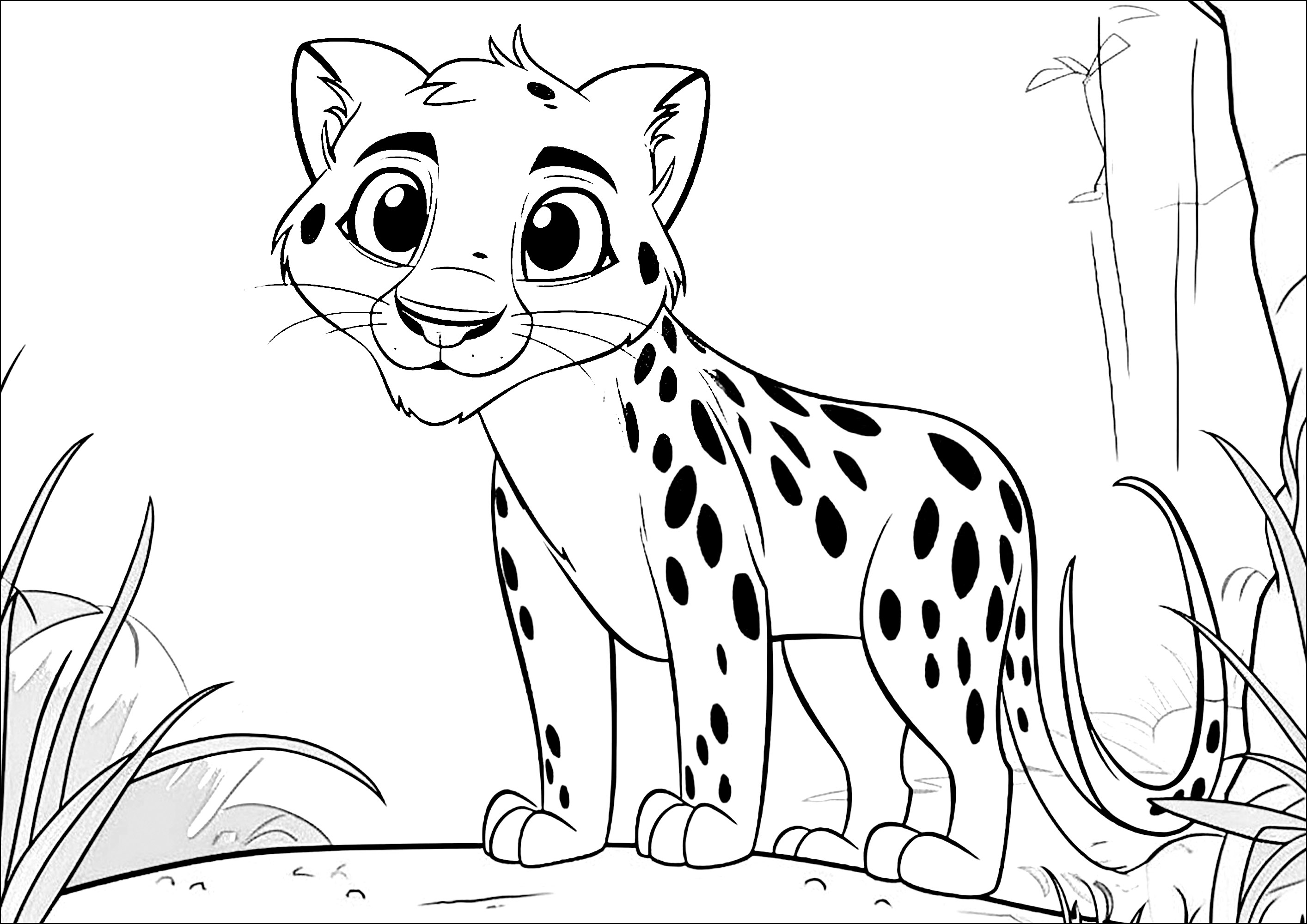 Cheetah Coloring Page Cheetahs Coloring Pages For Kids cheetah-coloring-page-cheetahs-coloring-pages-for-kids