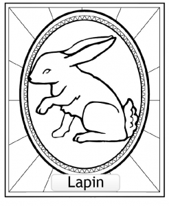 RABBIT: Chinese Astrological Signs Coloring Book for Kids