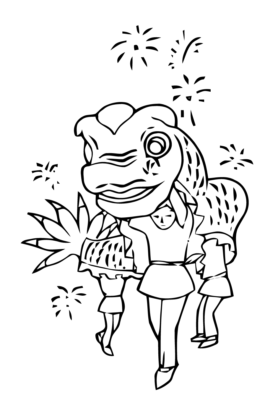 Chinese New Year coloring pages for kids - Chinese New Year Kids