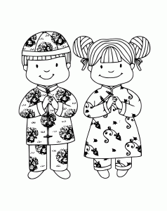 Chinese New Year coloring pages to print