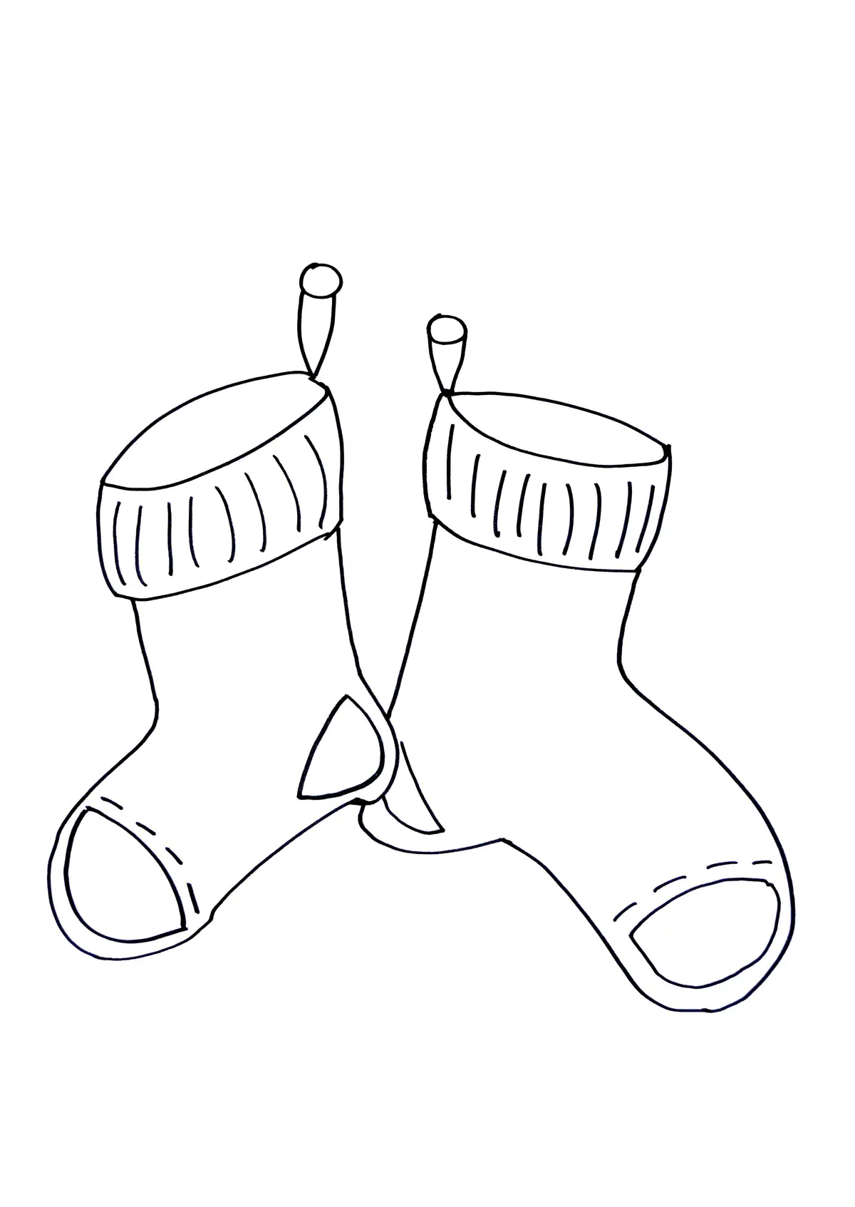 Christmas coloring page for children to print