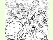 Cloudy with a Chance of Meatballs Coloring Pages for Kids
