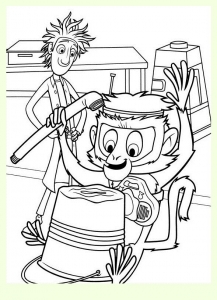 Coloring page cloudy with a chance of meatballs free to color for children