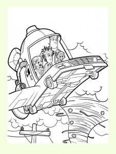 Giant Meatballs Storm coloring pages to print