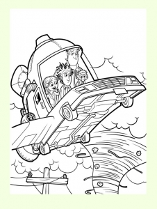 Cloudy with a Chance of Meatballs : Giant Meatballs Storm coloring page to print