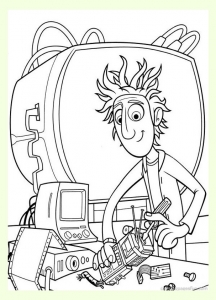 Coloring page cloudy with a chance of meatballs free to color for kids