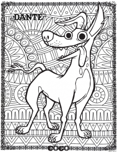 Free Coco coloring pages to print