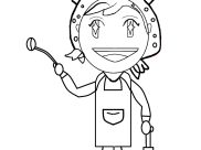 Cooking Mama Coloring Pages for Kids