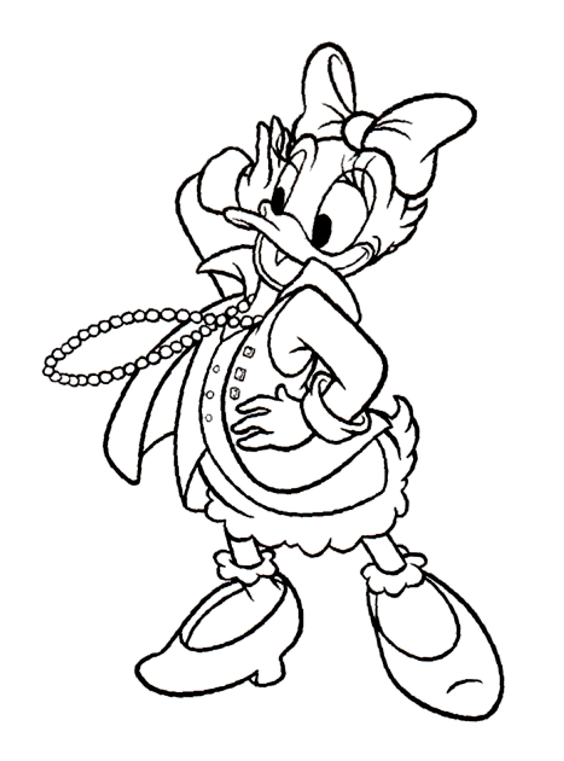 Free Daisy drawing to print and color - Daisy Kids Coloring Pages