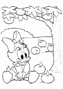 Coloring page daisy to color for kids
