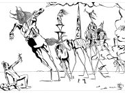 Salvador Dalí Coloring Pages for Kids