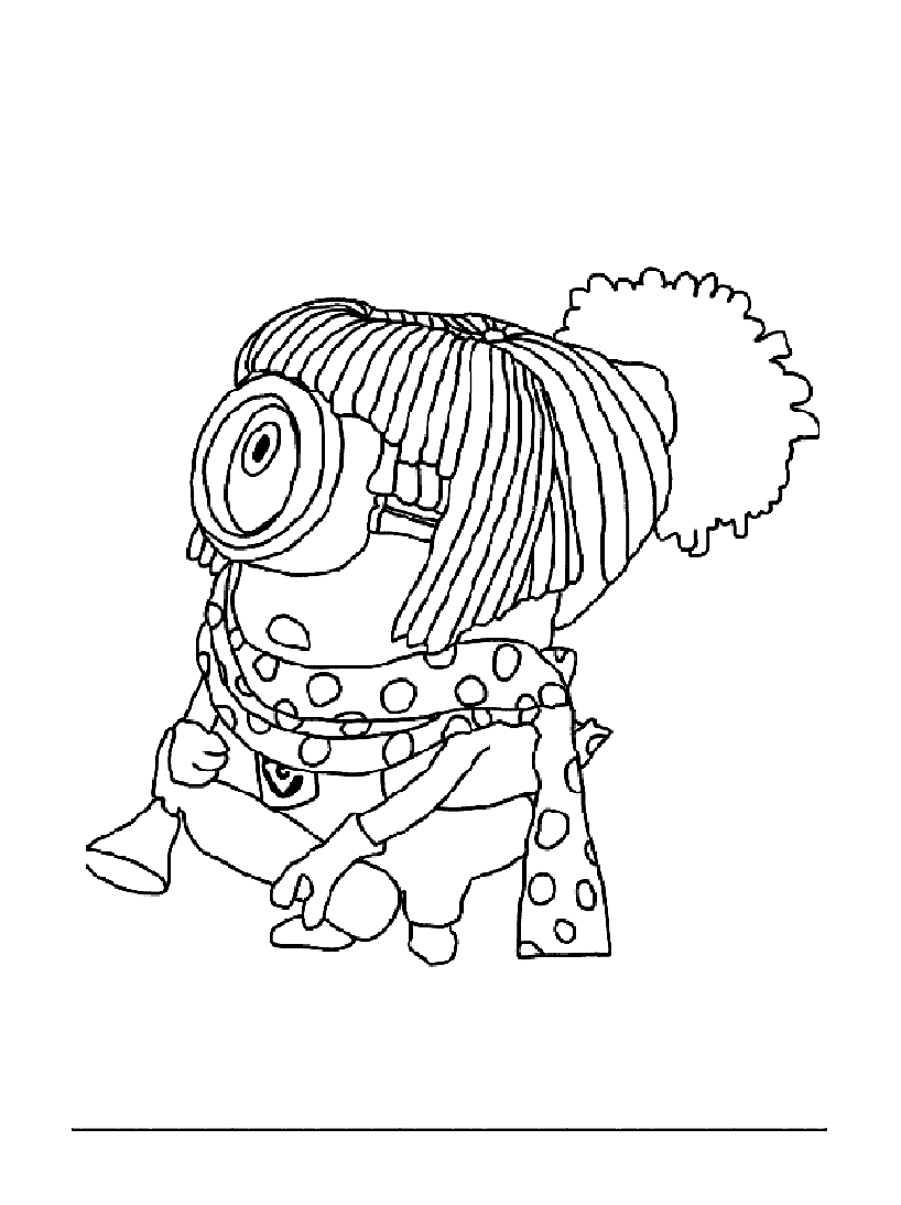 Printable Coloring Pages Despicable Me 3