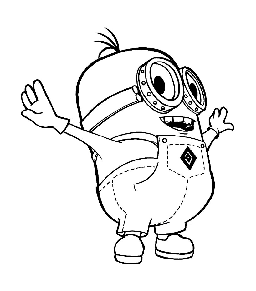 Despicable Me Free To Color For Kids Despicable Me Kids Coloring Pages