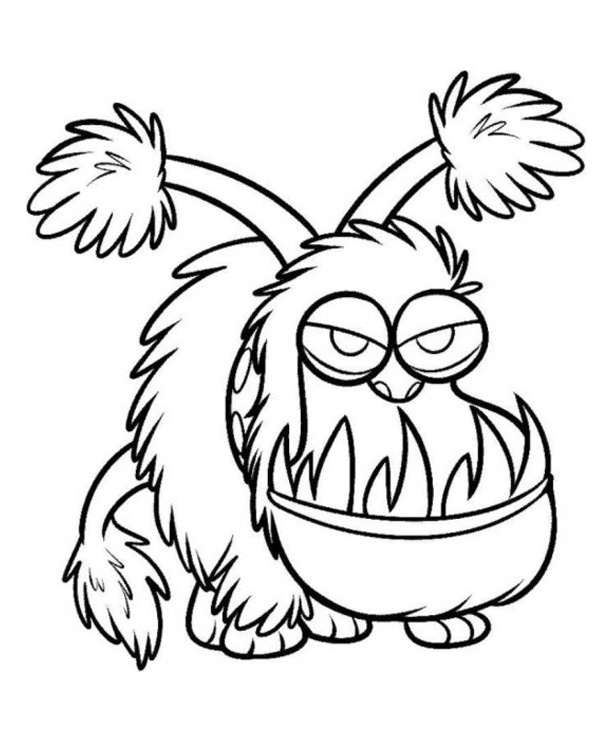 Printable coloring pages for kids Grizzy And The Lemmings 4