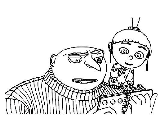 Free Despicable Me coloring page