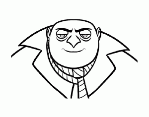 Coloring page despicable me free to color for children