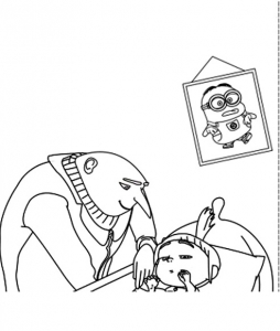 Despicable Me coloring page to download for free