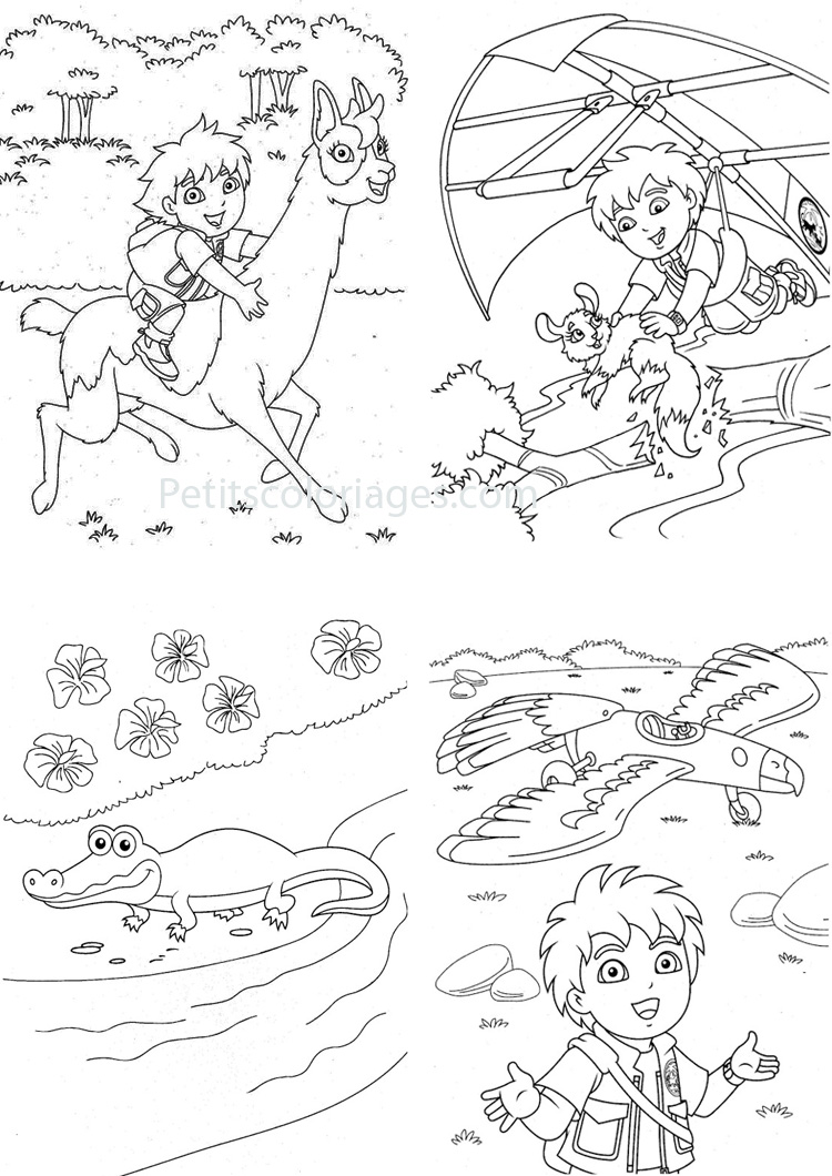 Diego to download for free - Diego Kids Coloring Pages