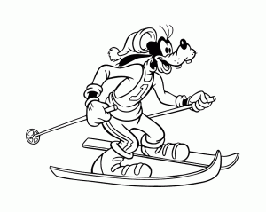 Coloring page dingo for kids
